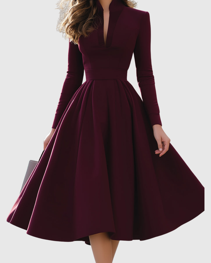 Juliette™ | V-Neck Midi Dress