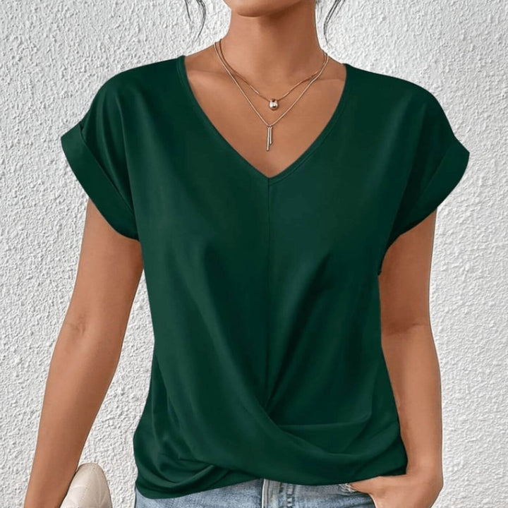 Claire™ | V-Neck Flattering Fit Top