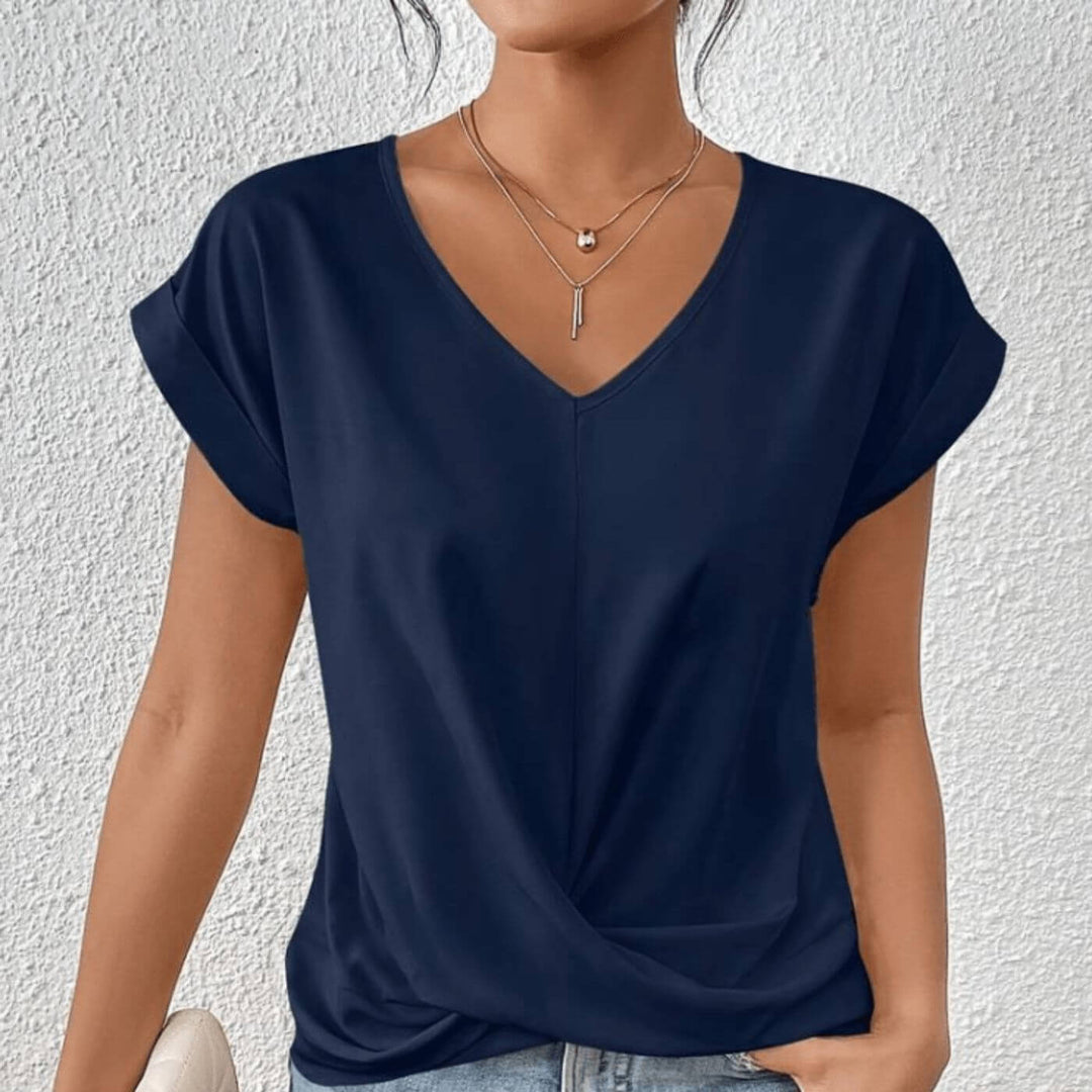 Claire™ | V-Neck Flattering Fit Top
