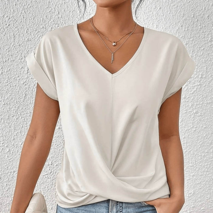 Claire™ | V-Neck Flattering Fit Top