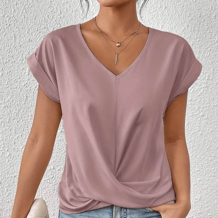 Claire™ | V-Neck Flattering Fit Top