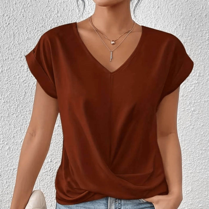 Claire™ | V-Neck Flattering Fit Top