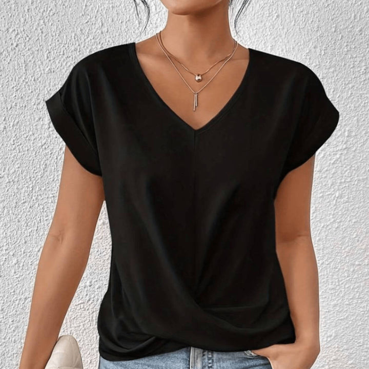 Claire™ | V-Neck Flattering Fit Top