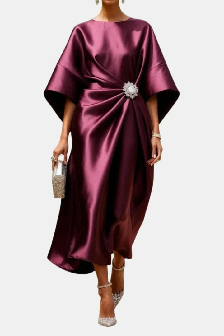 Isadora | Satin Maxi Dress