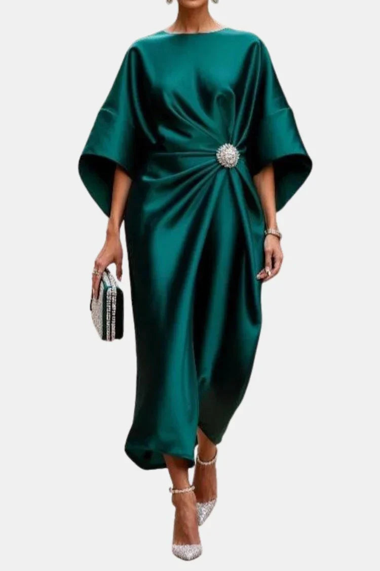 Isadora | Satin Maxi Dress