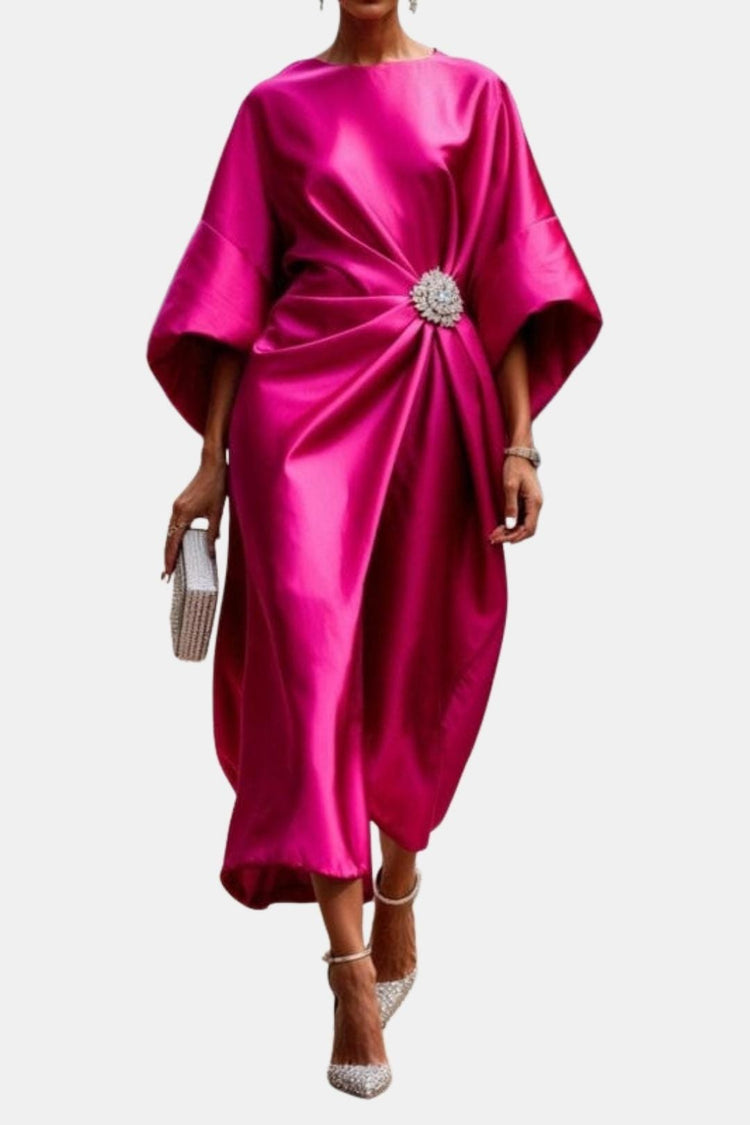 Isadora | Satin Maxi Dress