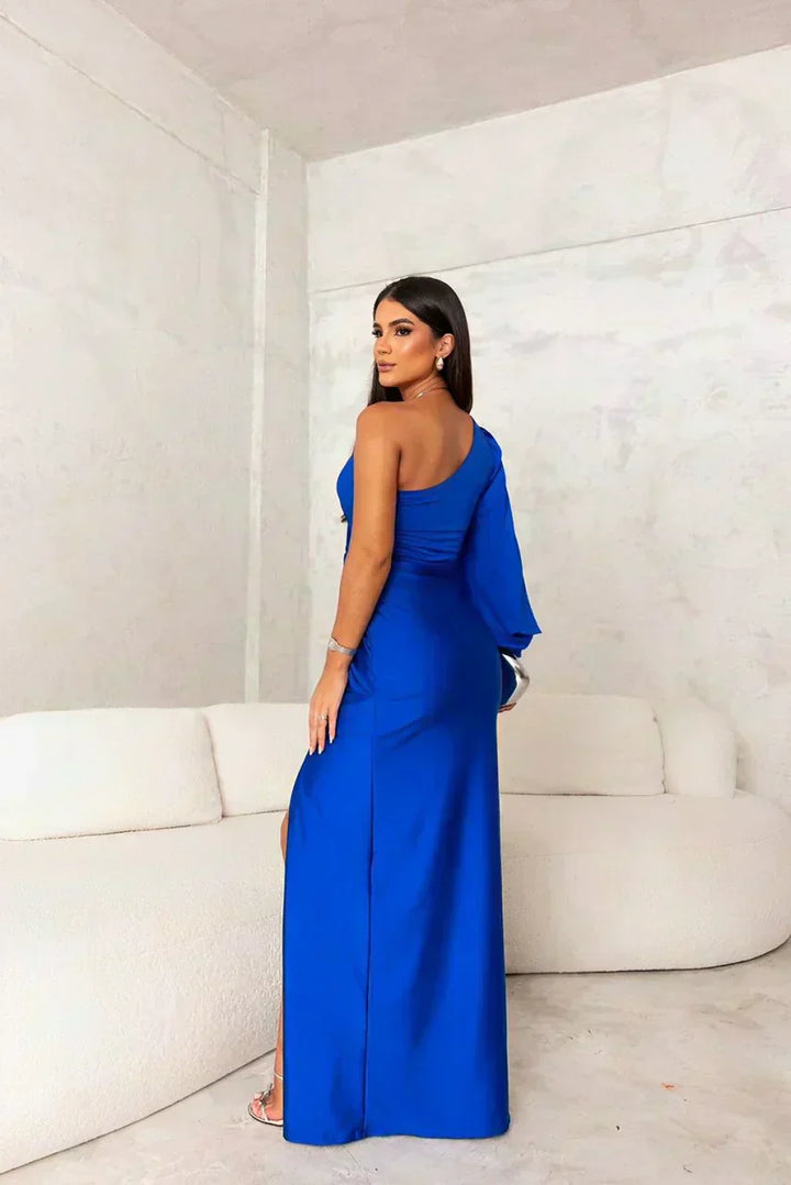 Riley™ | One-Shoulder Evening Maxi Dress